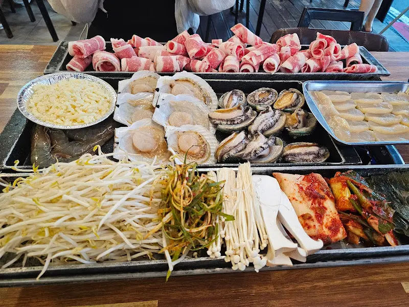 해물삼합 재료 구성