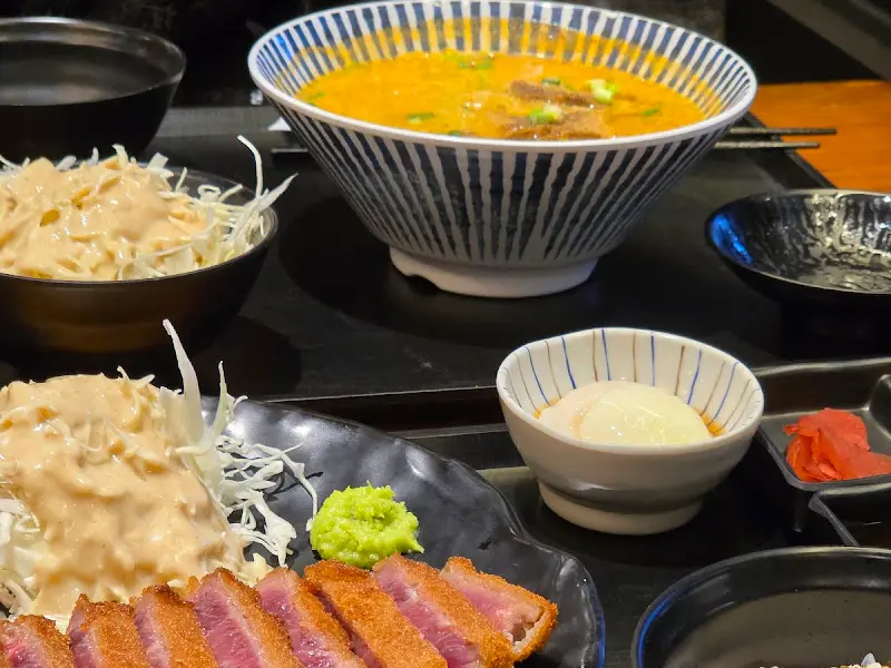 규카츠 정식 한상차림