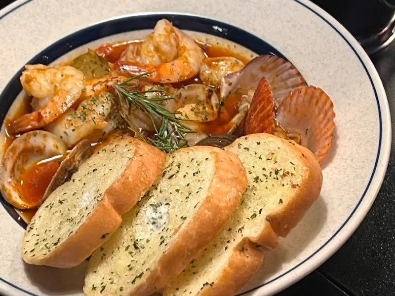 오일 해산물 파스타