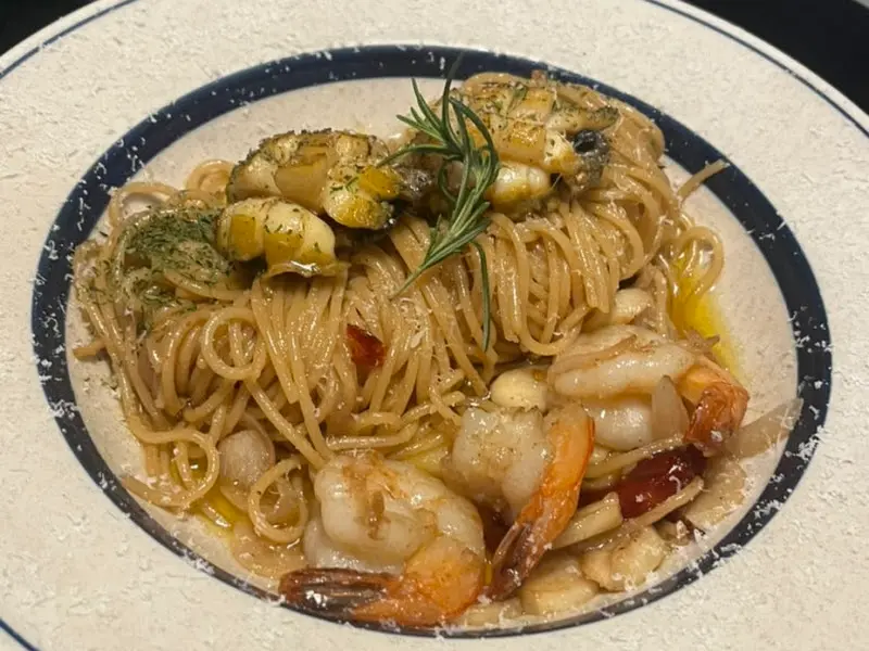 해산물 오일 파스타