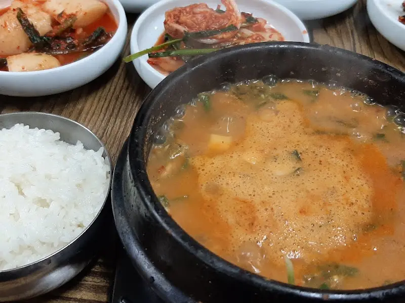 빠가따로탕과 밥 사진