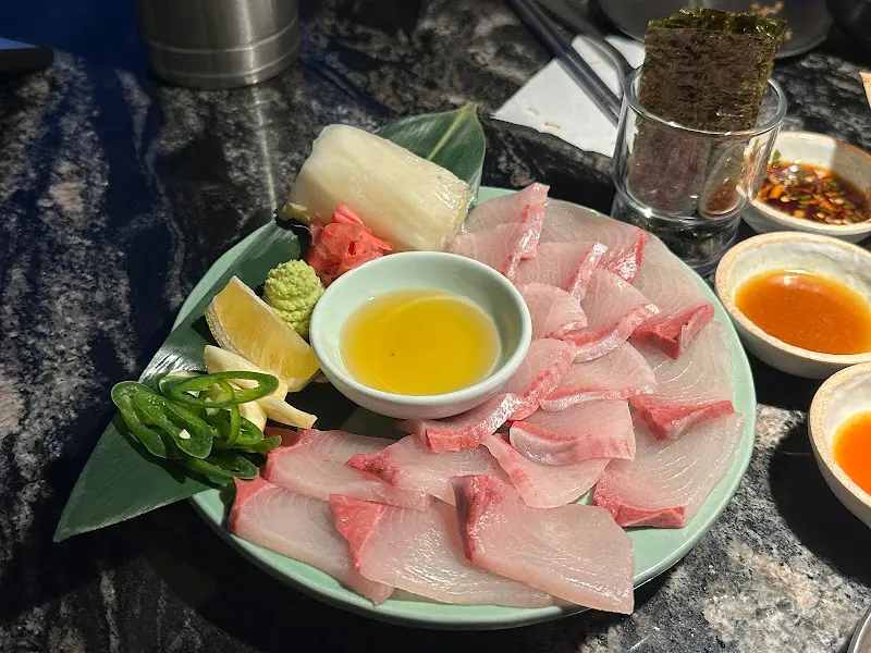 무월의 대방어회