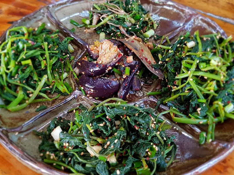 다채로운 나물 반찬