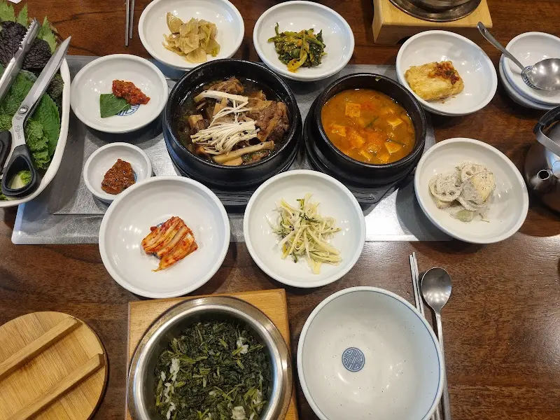 곤드레쌈밥정식 한상차림