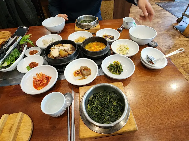 곤드레밥과 쌈채소