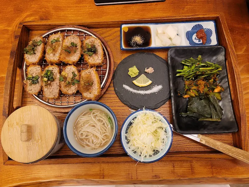 경양카츠 한상차림 항공샷