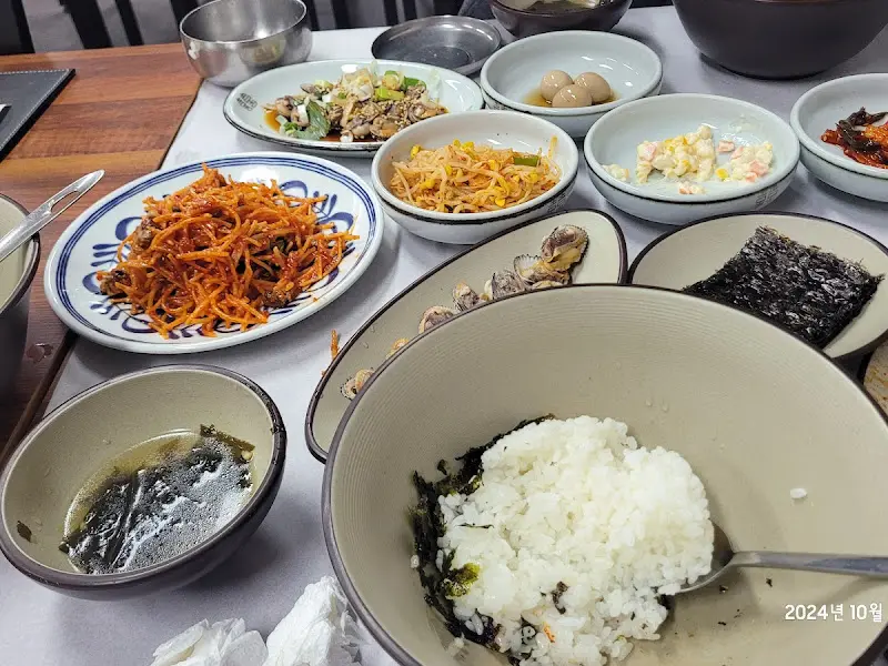 꼬막 정식 한 상 차림