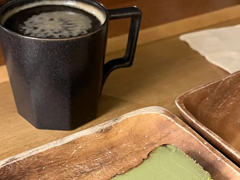 말차 바스크 치즈 케이크