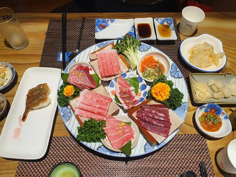 참치 모듬 항공샷