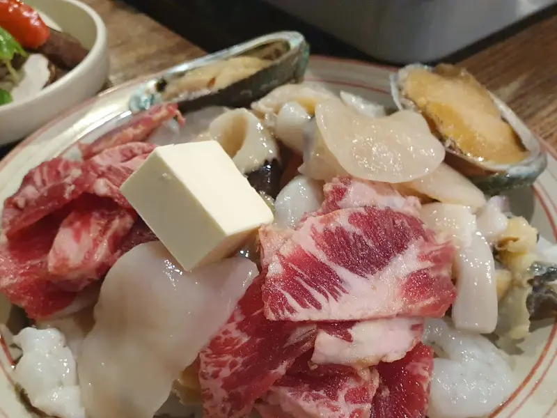 신선한 해산물 모듬