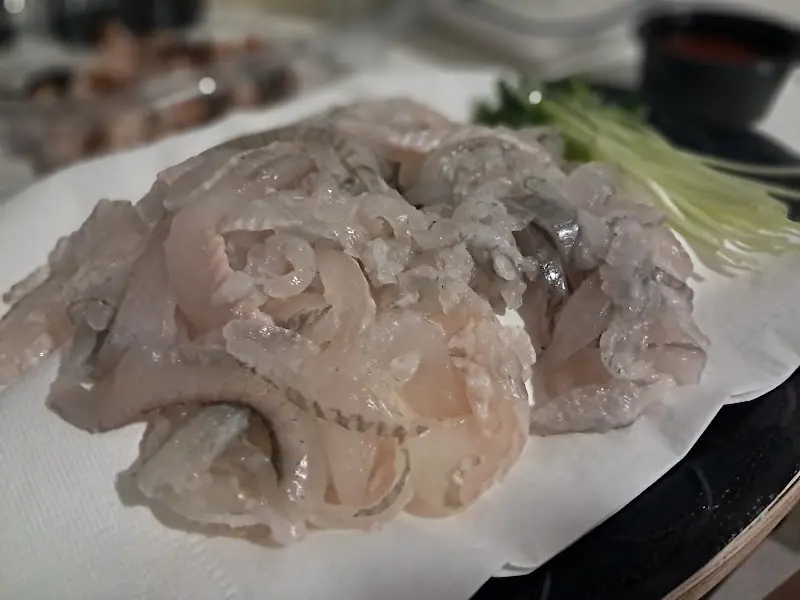 신선한 회 근접샷