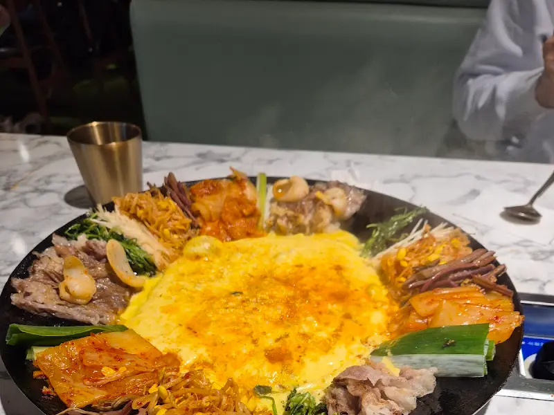 계란찜이 있는 구절판