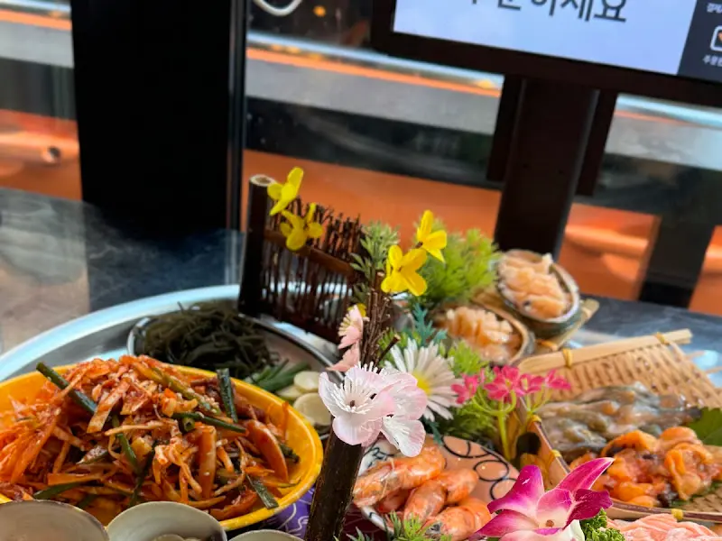 해산물 모듬 근접샷