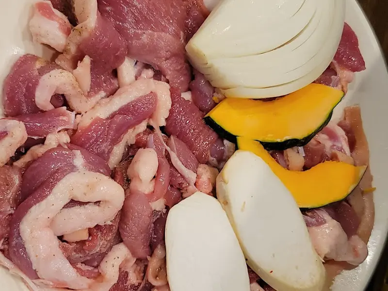 신선한 오리고기