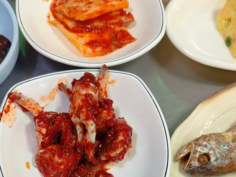 맛깔스러운 반찬 클로즈업