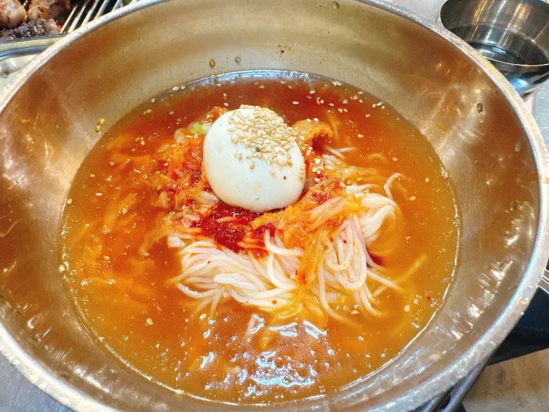 시원한 김치말이국수