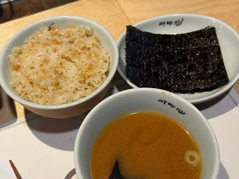 마늘밥과 오뎅탕