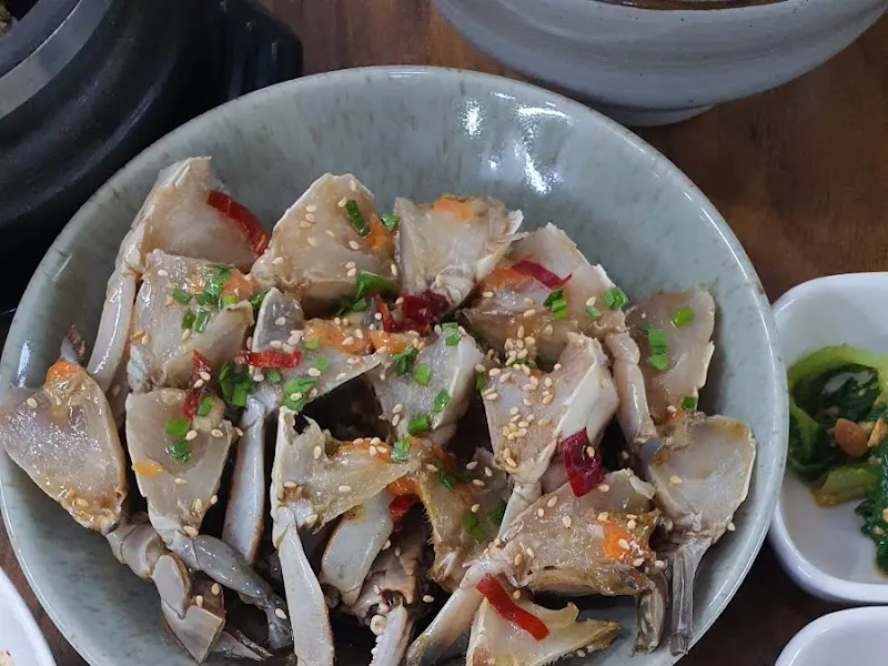 간장게장의 클로즈업 샷