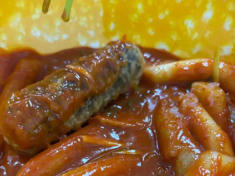 모녀떡볶이 김말이와 떡볶이