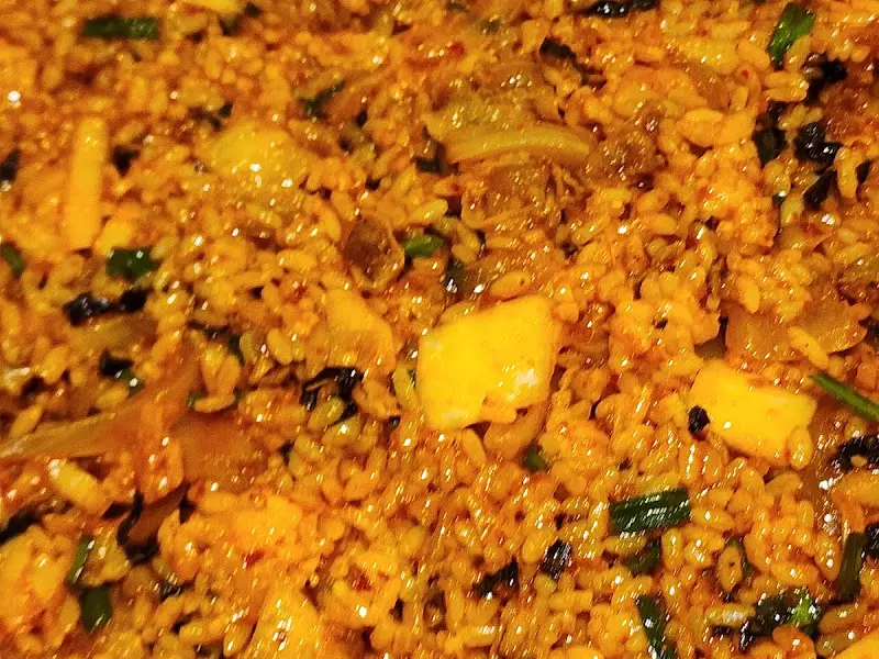 오리 불고기 볶음밥