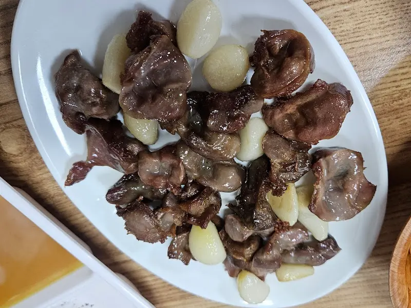 장안통닭 닭똥집 튀김