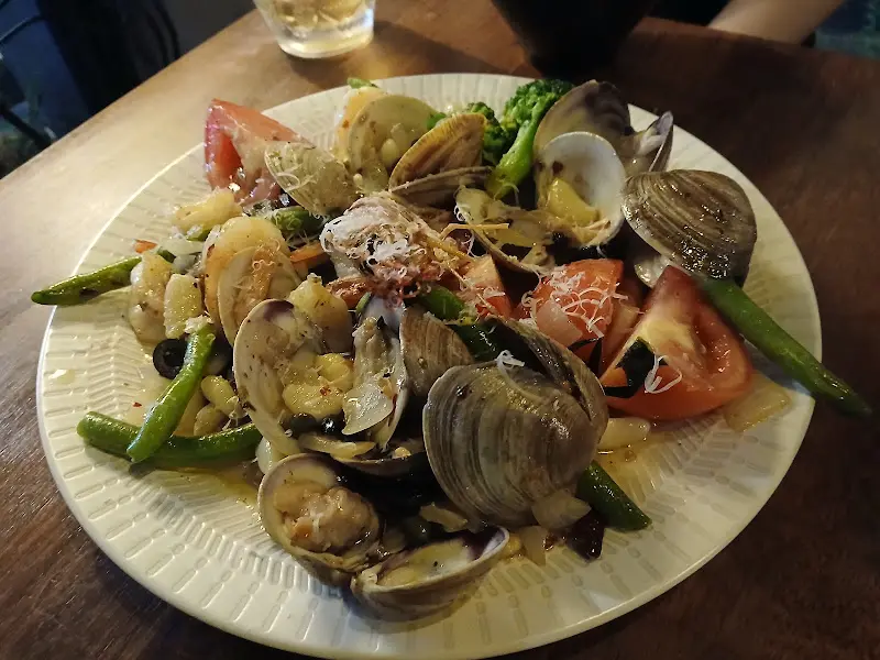 신선한 해산물 요리