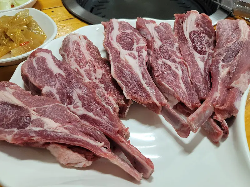 양갈비 정식