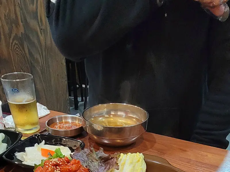 족발 한 상 차림