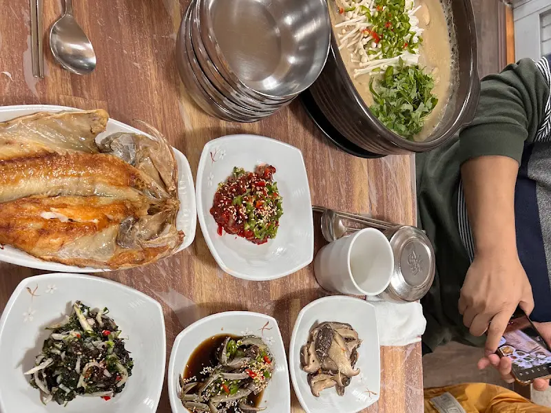 가리장 정식 한 상 차림