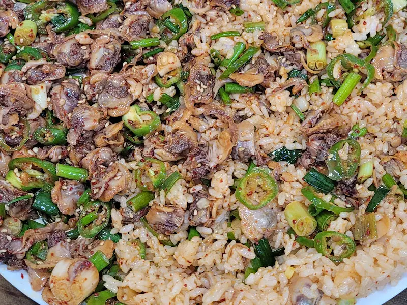 꼬막비빔밥 클로즈업