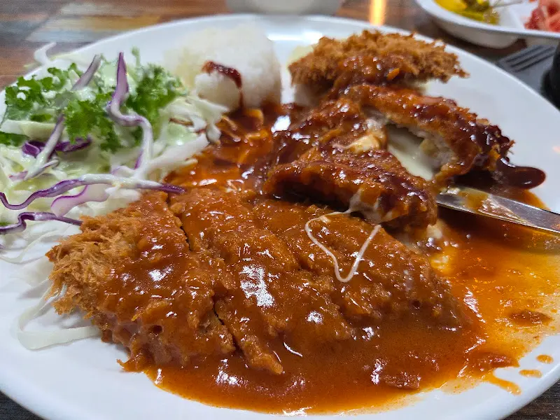 치즈돈까스 단면