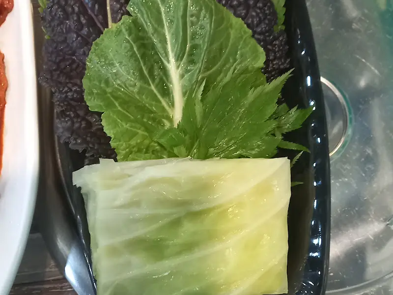 싱싱한 쌈 채소