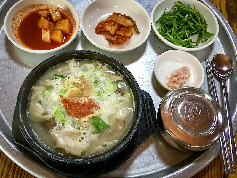 제일순대 상차림