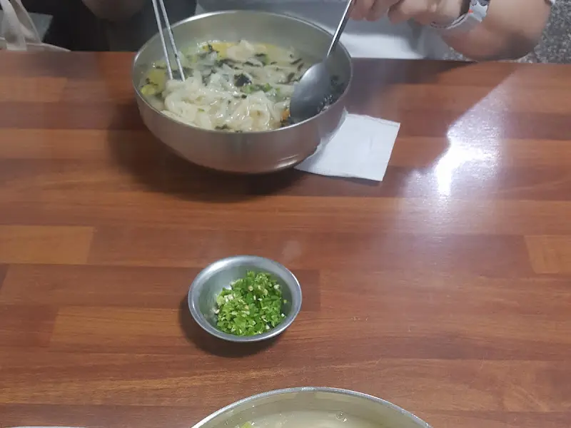칼국수 근접샷