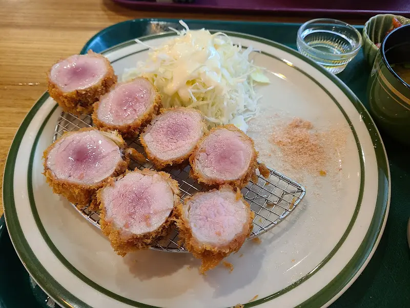 일식 돈까스 단면