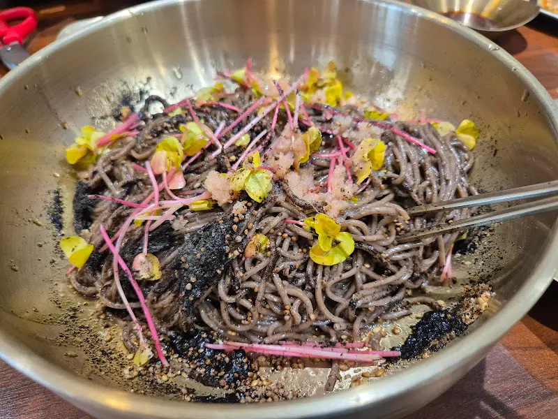 서민막국수 명란 들기름 막국수