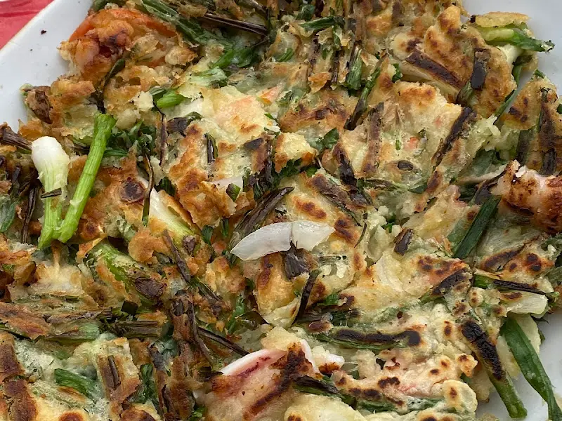 해물파전의 비주얼