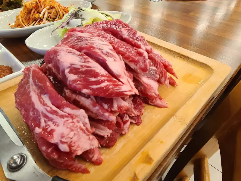 신선한 소갈비살