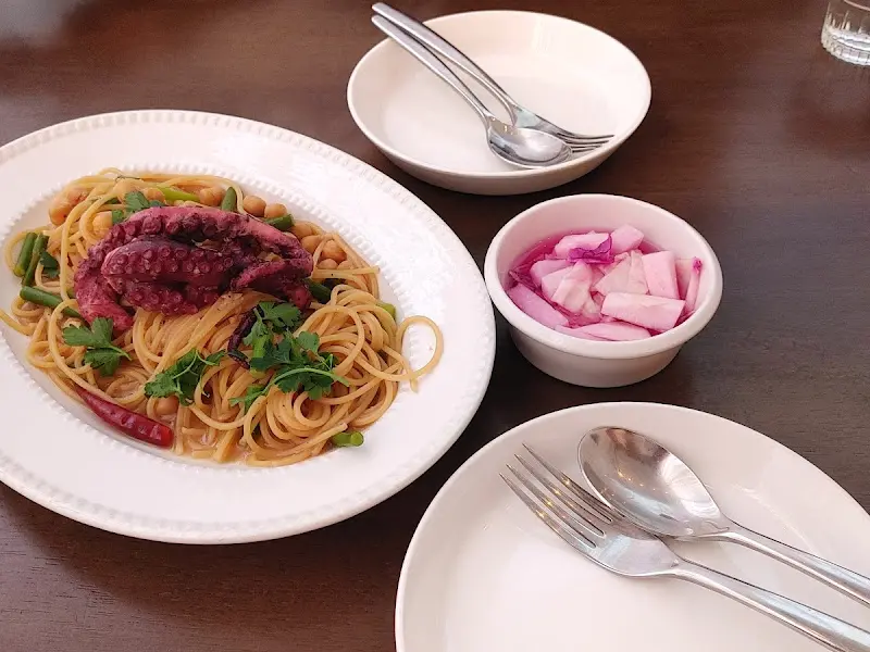 문어 파스타 전체샷