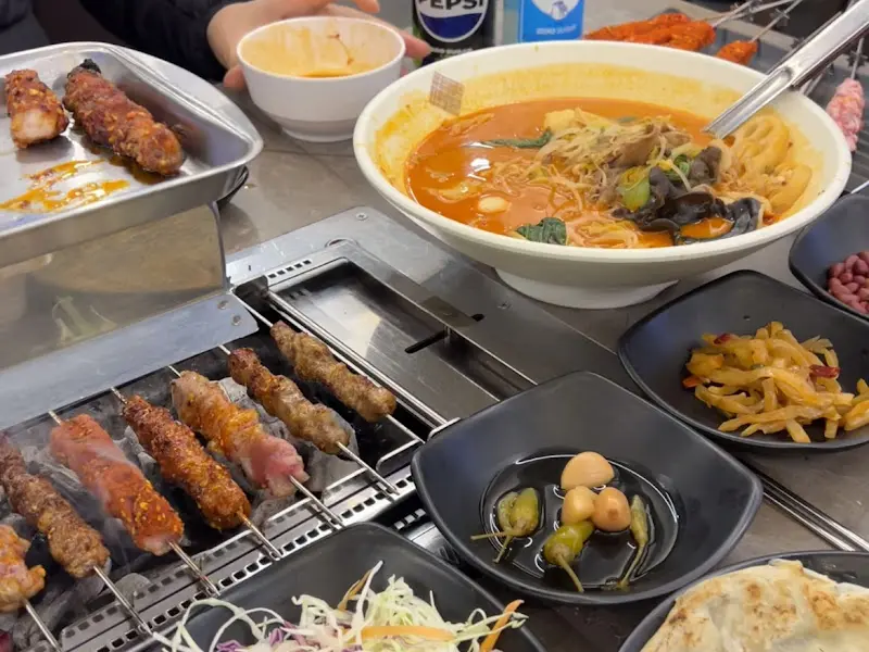 양꼬치와 함께 즐기는 마라탕