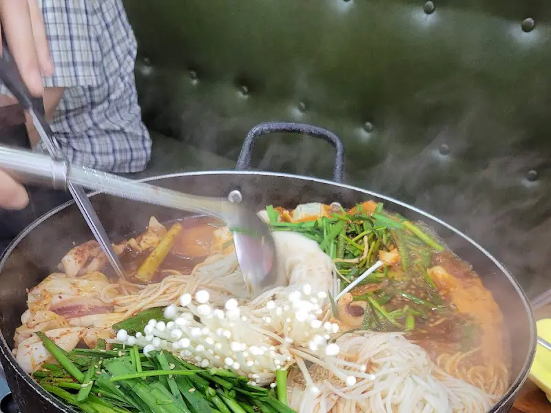 오징어 철판 국시