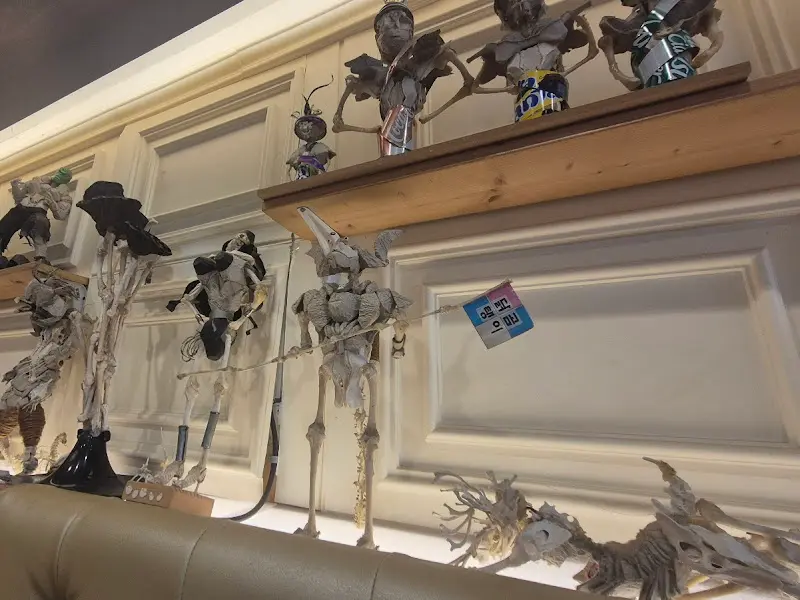 닭뼈 공예 작품