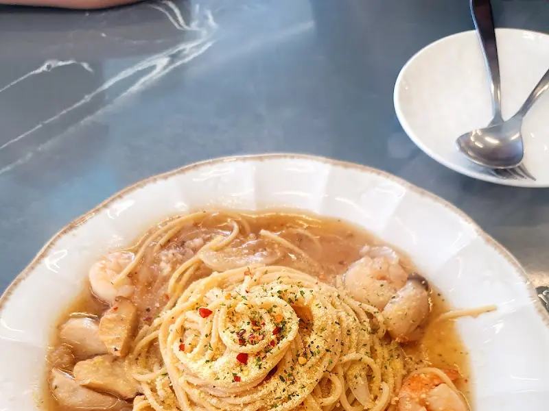 새우 오일 파스타