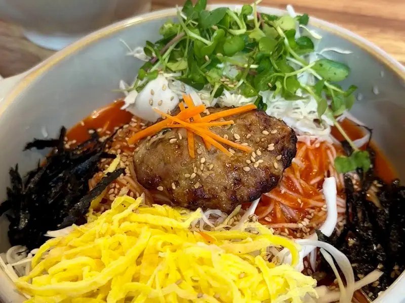 떡갈비 비빔국수