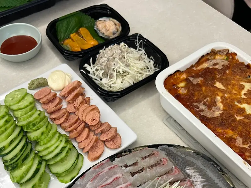 싱싱한 해산물 한 상 차림