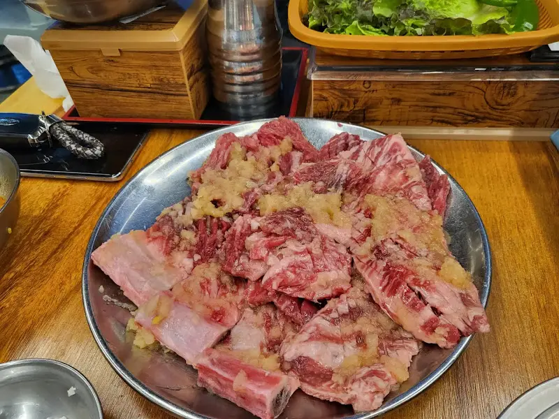 싱싱한 생갈비 비주얼