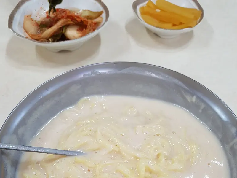 콩국수의 면
