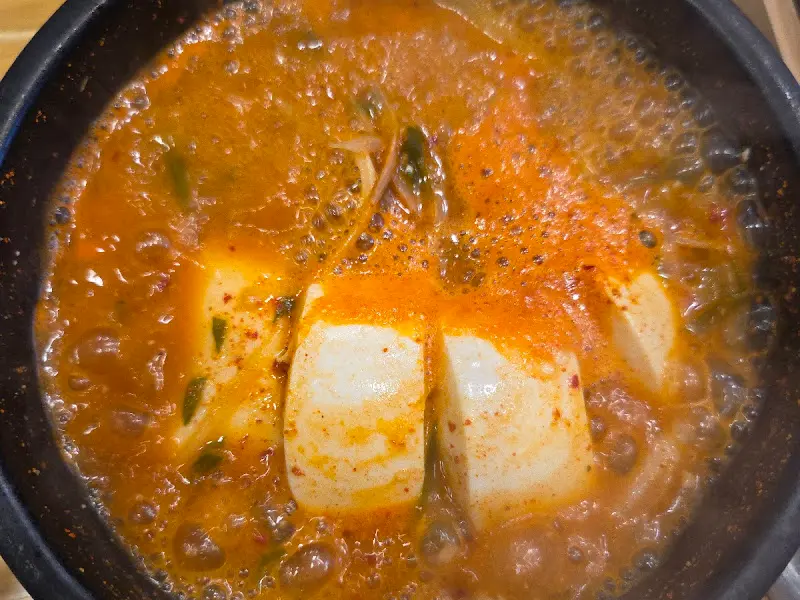 곱창 전골 클로즈업