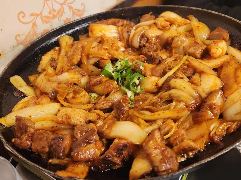 돼지김치구이 근접샷