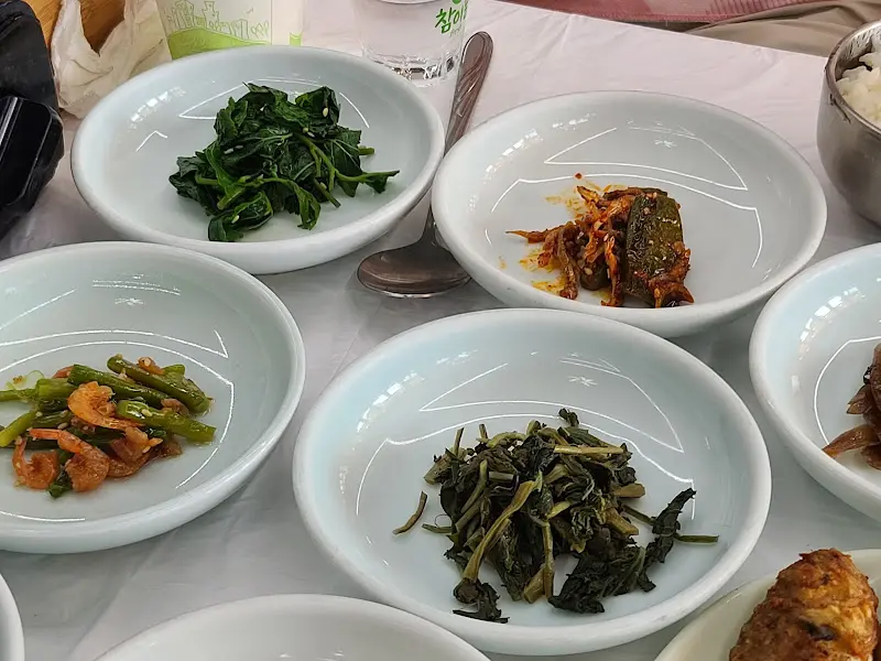 다채로운 산나물 반찬